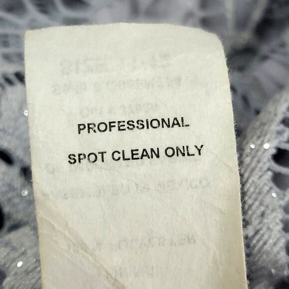 B. Darlin Gray Lace Fairy Dress Junior Size 11/12 - Picture 4 of 6